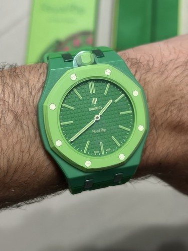 Audemars piguet swatch - piguet, green