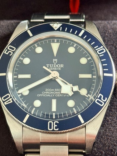 Tudor black bay blu 79030b - bay, 58